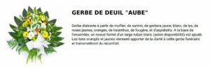 gerbe de deuil aube