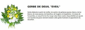 gerbe de deuil eveil